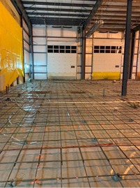 Rebar Reinforced Concrete Floor